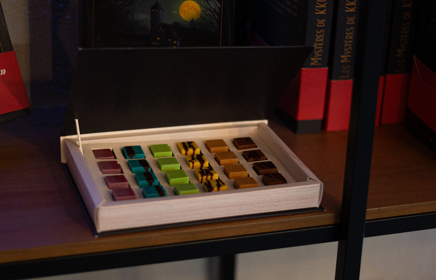 Le Grimoire — KKO³, chocolaterie artisanale à Porrentruy (détail)