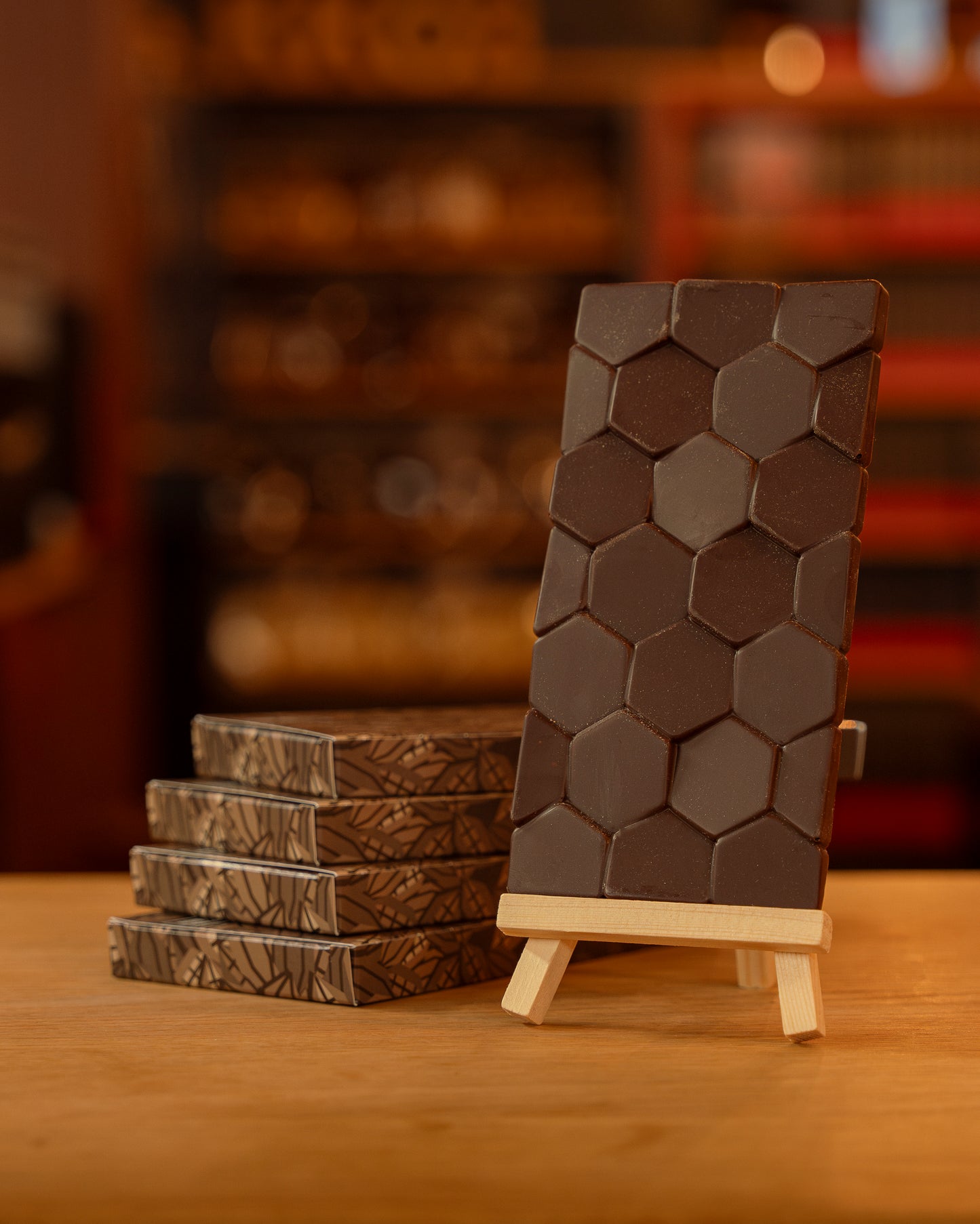 Tablette chocolat noir Maracaïbo 65 % — KKO³, Porrentruy (détail)